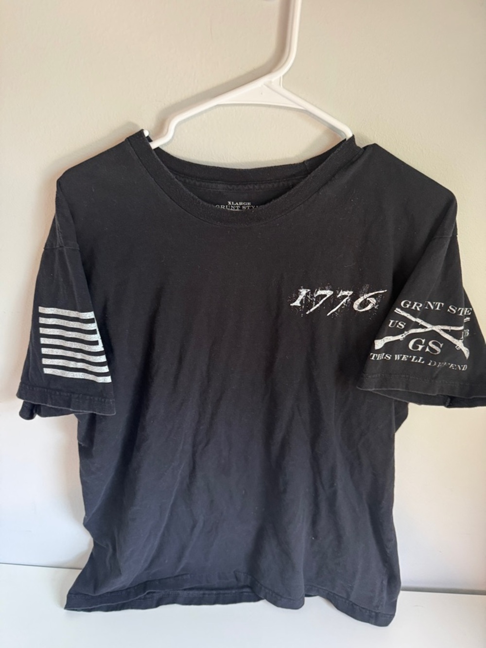 Grunt Style Black 1776 Short-Sleeve Graphic Tee